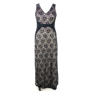 London Time Lace Evening Gown Long Formal Maxi